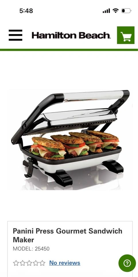 Hamilton Beach Panini Press / indoor grill - photo 2