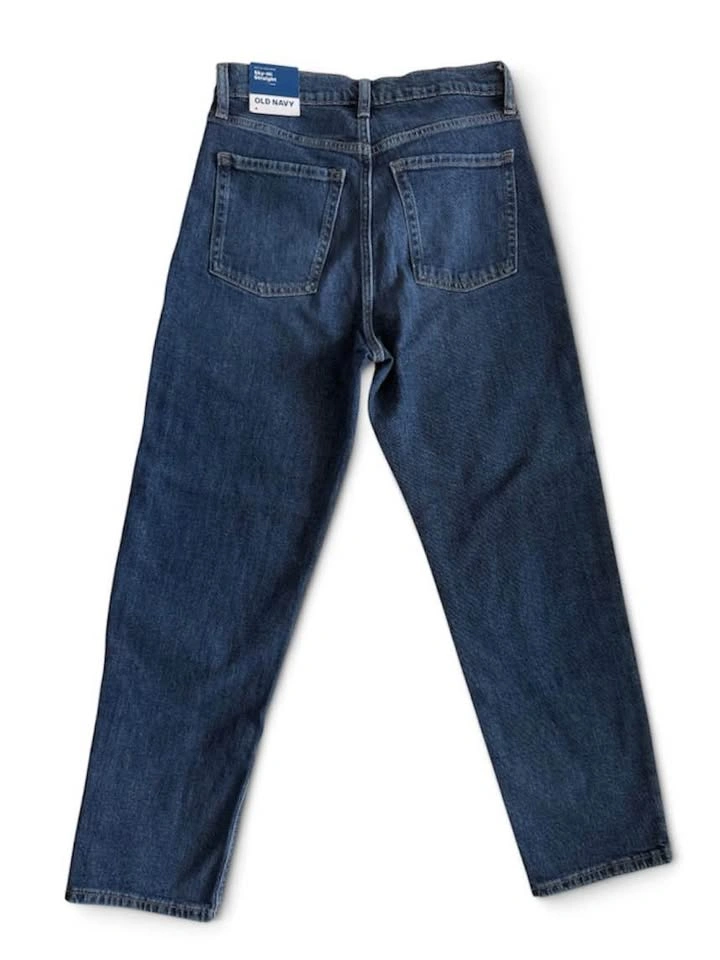 New: Old Navy Women’s Extra High Rise Sky-Hi Straight Jeans - photo 3