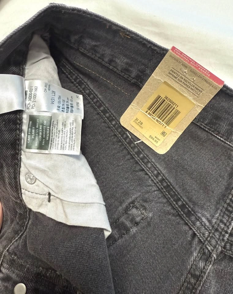 New: Levi’s 501 Original Cropped Women’s Jeans 31W 28L - photo 5