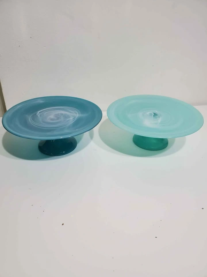 Set of 2 Cake Stands / Dessert Pedestals - photo 2