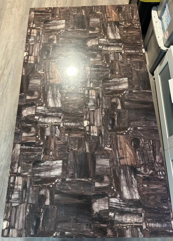 Faux marble Coffee Table with Storage - photo 2