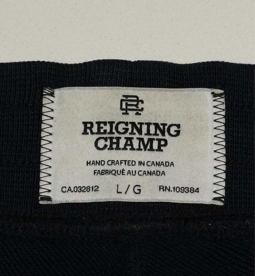 Reigning Champ black heavyweight cotton sweatpants - men’s large - photo 4