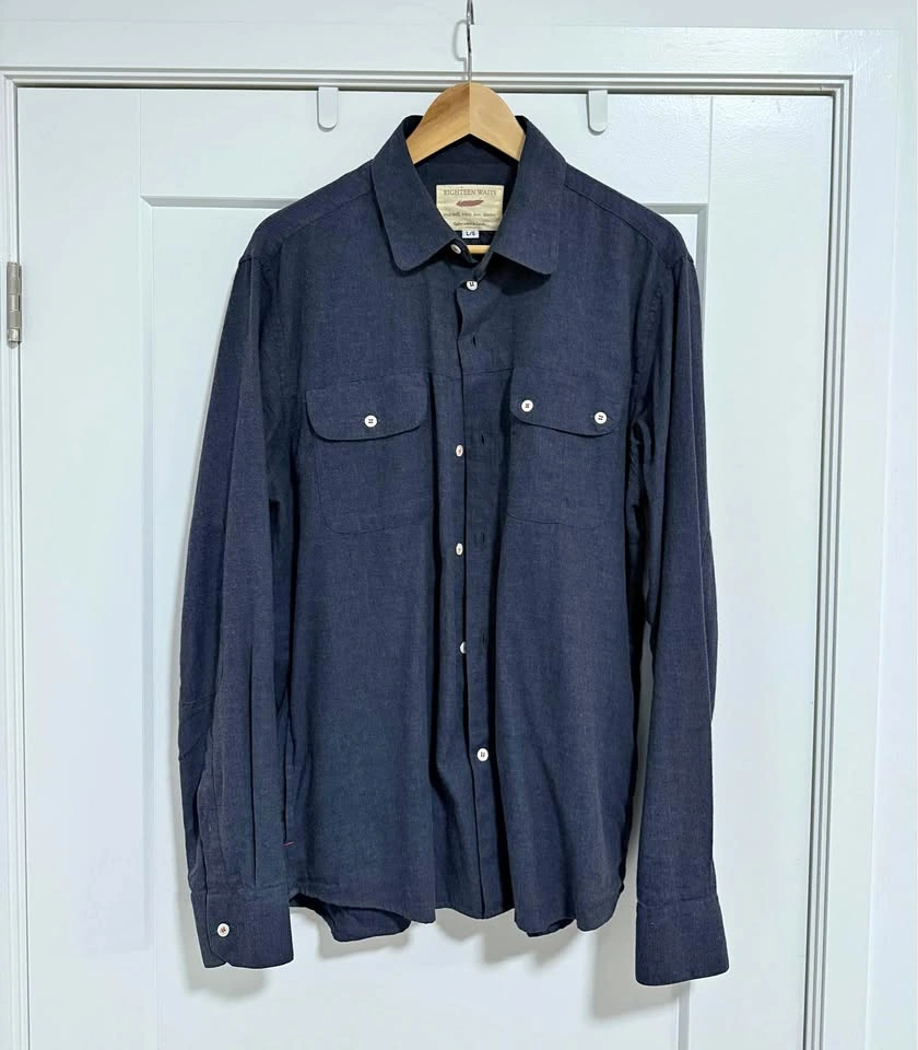 Eighteen Waits flannel button-up shirt - Men’s Large