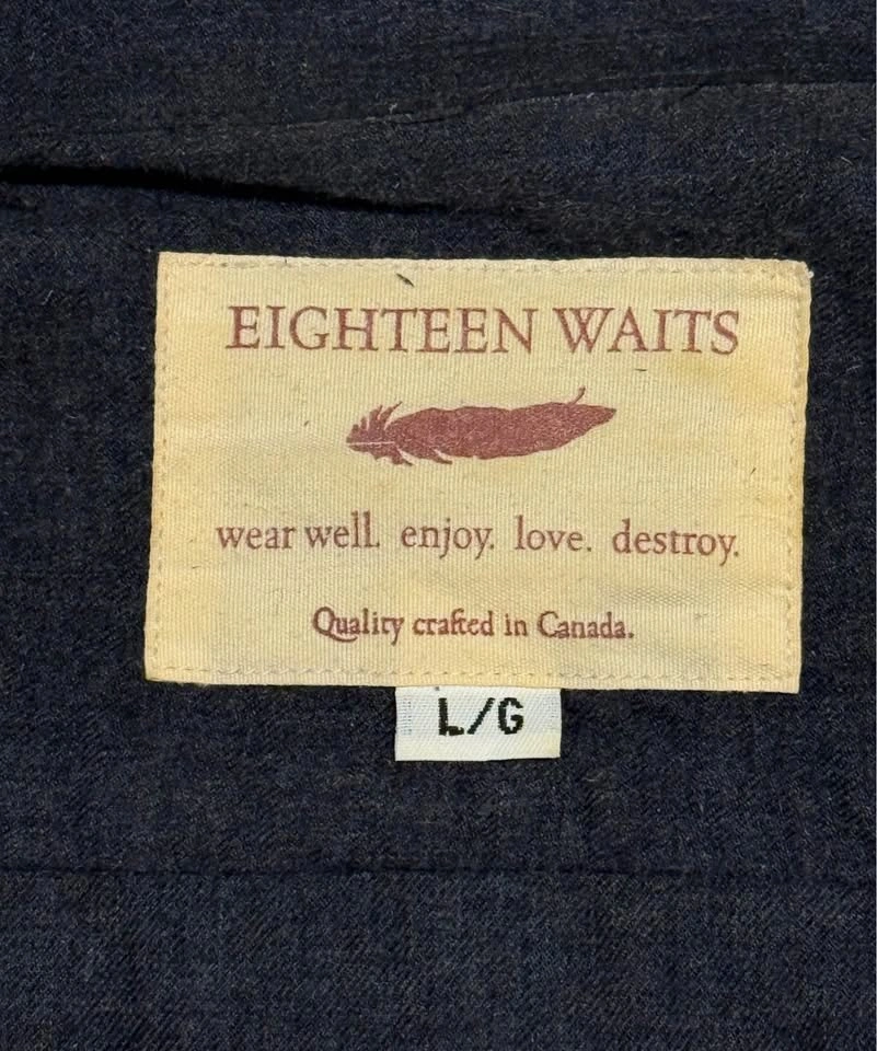Eighteen Waits flannel button-up shirt - Men’s Large - photo 4
