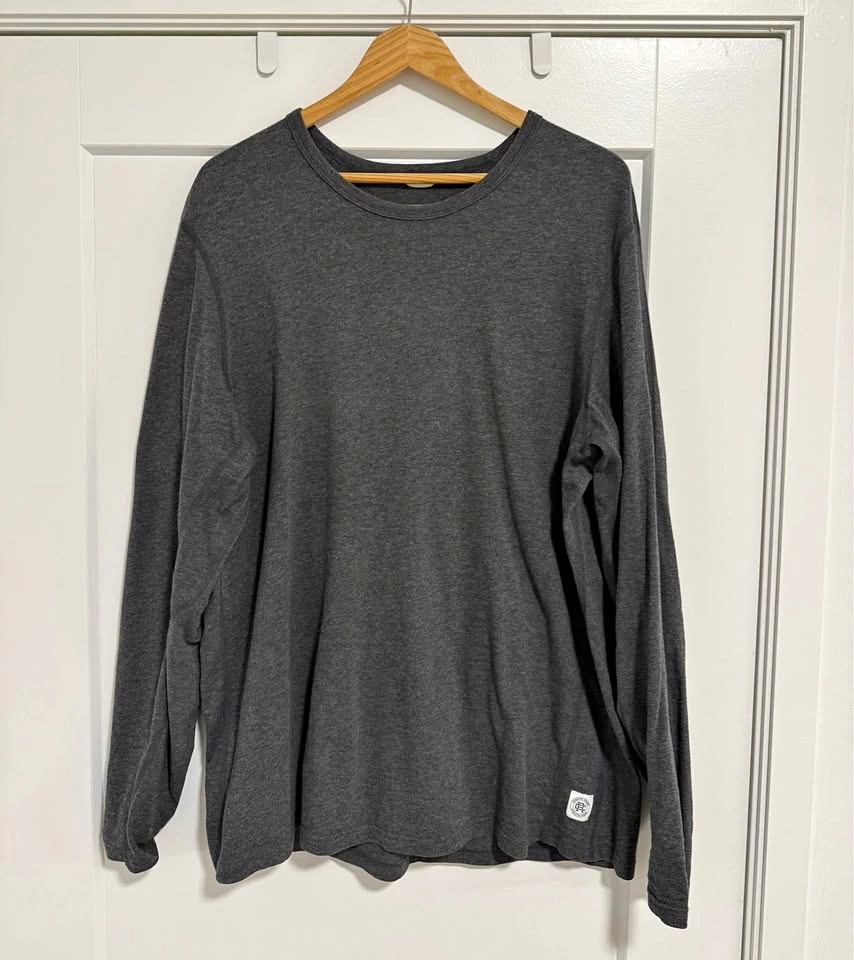 Reigning Champ long sleeve shirt - dark grey - men’s L