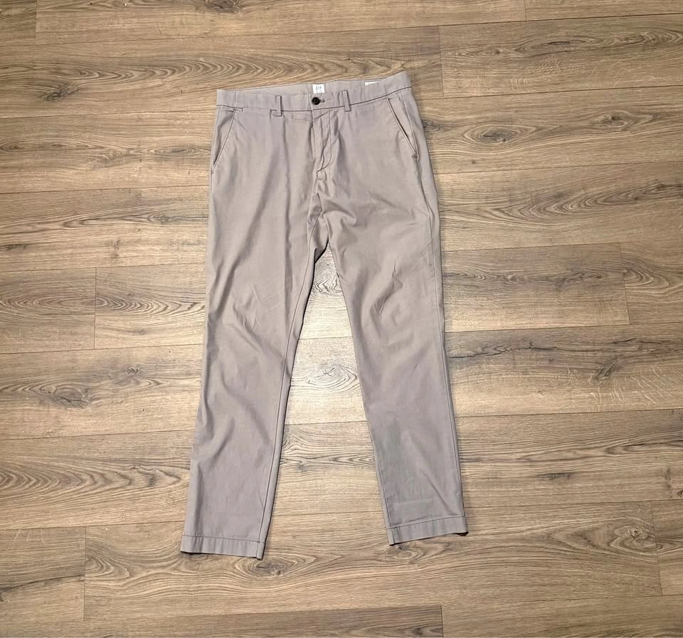 GAP slim fit chinos - light gray - 34x32