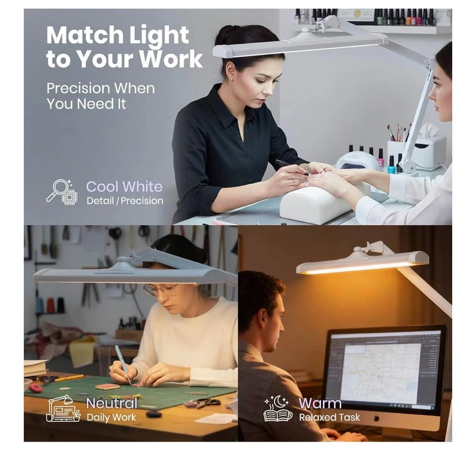 Dimmable Color Adjustable LED Desk Lamp NEW IN BOX - photo 3