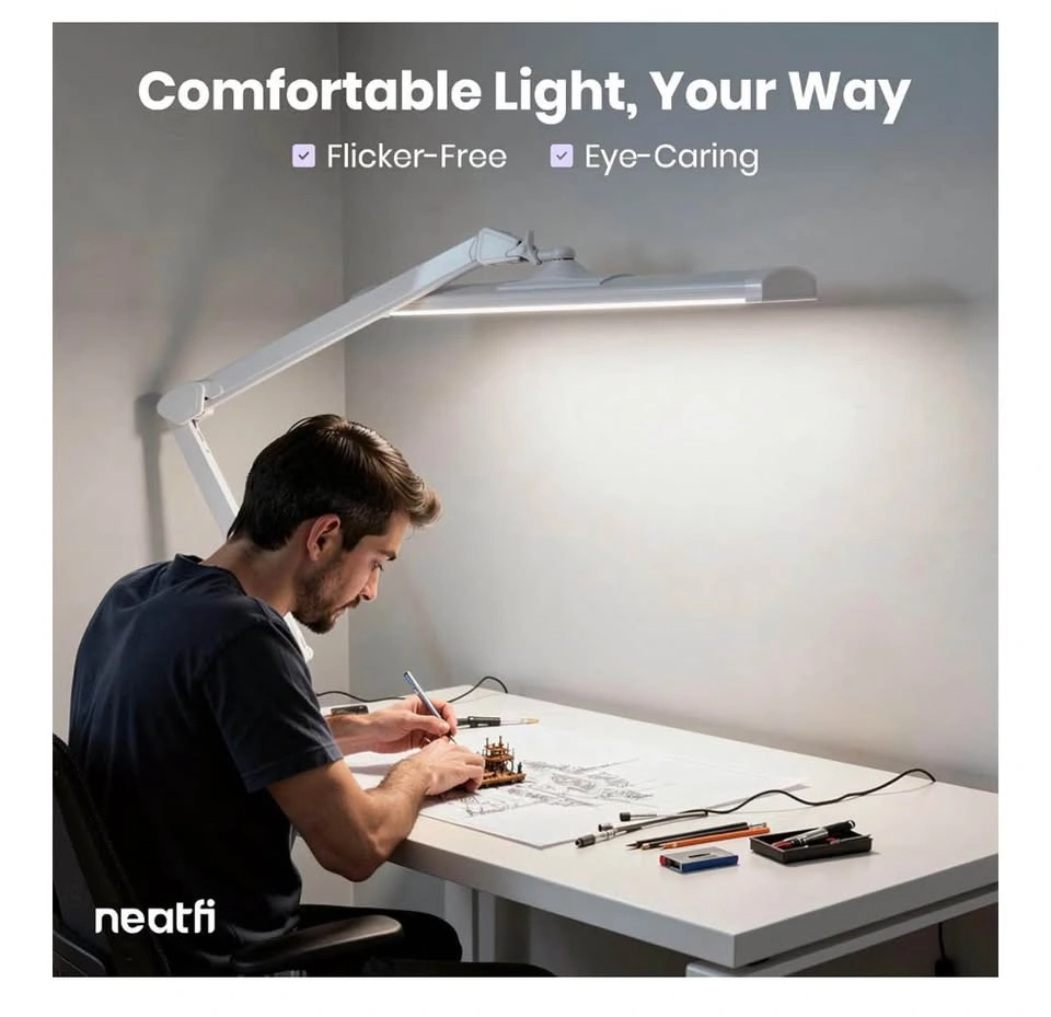 Dimmable Color Adjustable LED Desk Lamp NEW IN BOX - photo 4