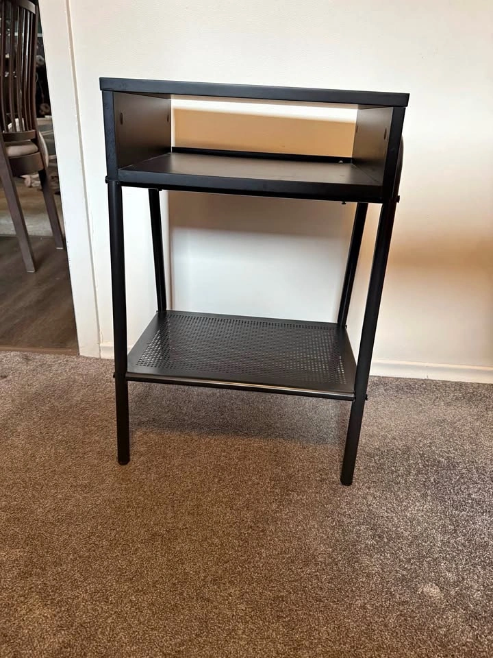 IKEA Black Nightstand