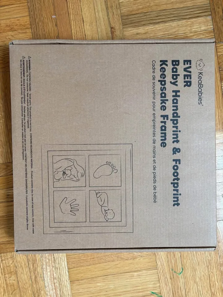 Baby handprint & footprint keepsake frame image indicator(4)