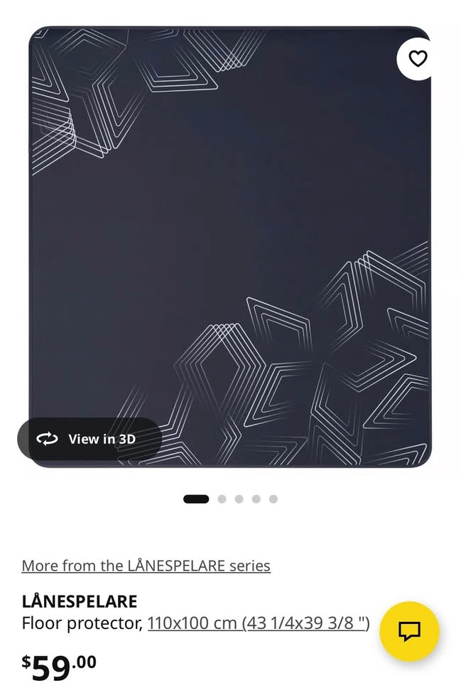 IKEA Office chair floor protector/mat - photo 3