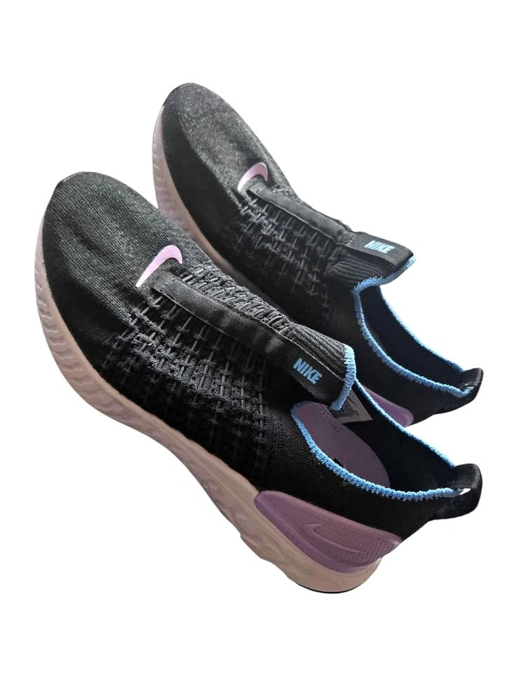 Nike Phantom Slip‑On Running Shoes Women’s Black Purple Blue