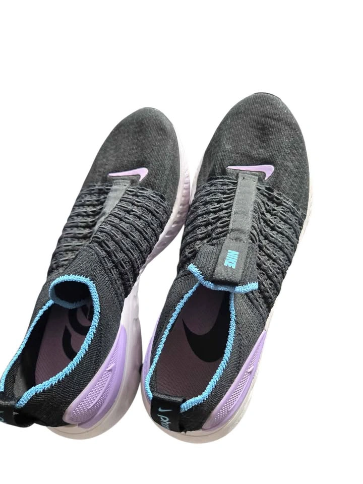 Nike Phantom Slip‑On Running Shoes Women’s Black Purple Blue - photo 4