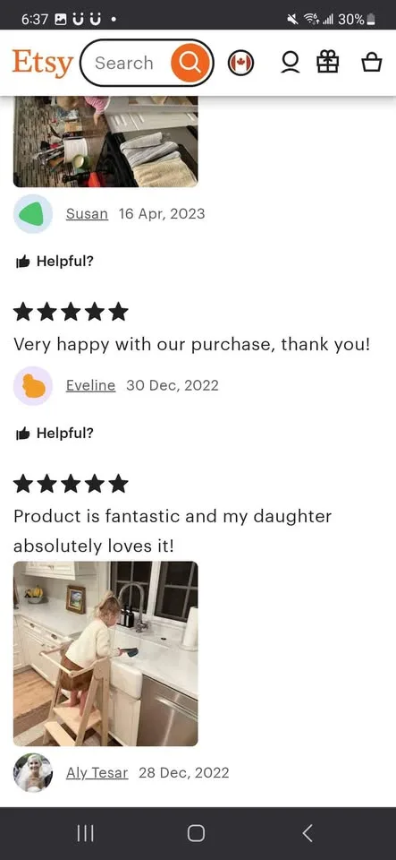 Foldable Kitchen Helper Stools for kids - Brand new image indicator(7)