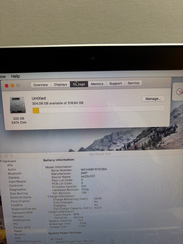 2012 MacBook Pro 320GB - photo 5