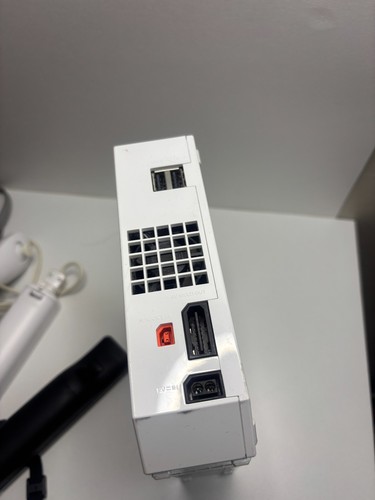 White Nintendo Wii Console RVL-001 W/Super Mario Bros TESTED - photo 4