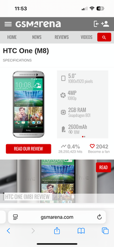 HTC One M8 ATT/Verizon Unlocked 32GB Smartphone - photo 2