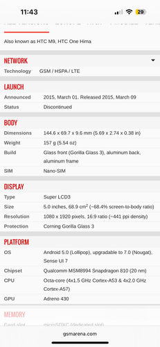 HTC One M9 32GB Unlocked Smartphone - photo 3