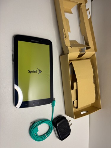 Samsung Galaxy Tab 3 16GB SM-T217S Black Sprint - Works Tested