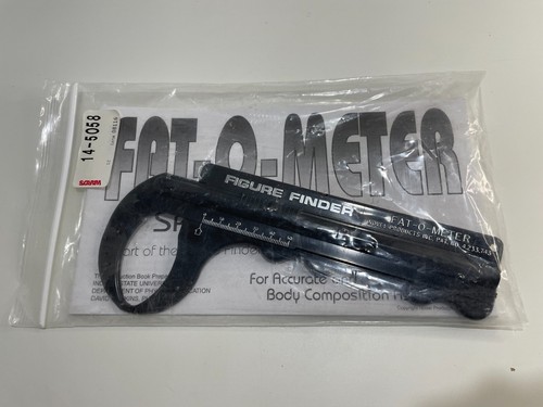 Fat-O-Meter Skinfold BMI Caliper NOS