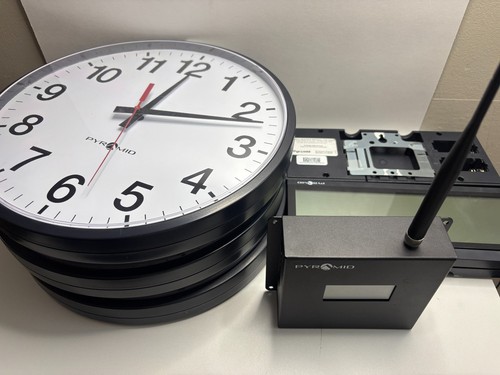 Pyramid TimeTrax Sync RF Wireless Synchronized Clock System
