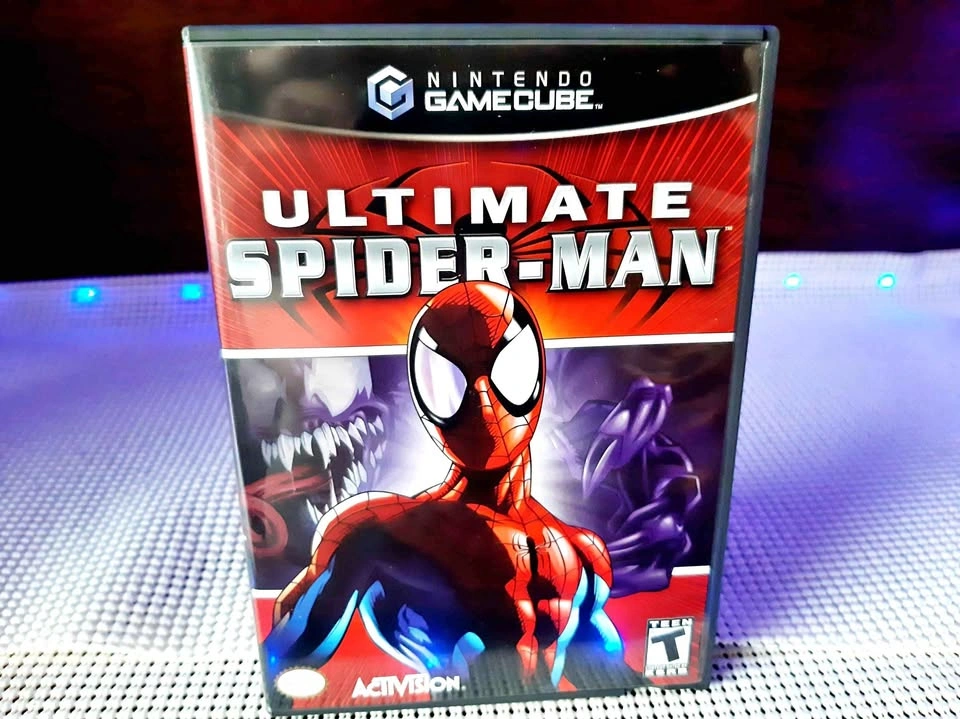Ultimate Spiderman Nintendo Gamecube Game Cib Black Label