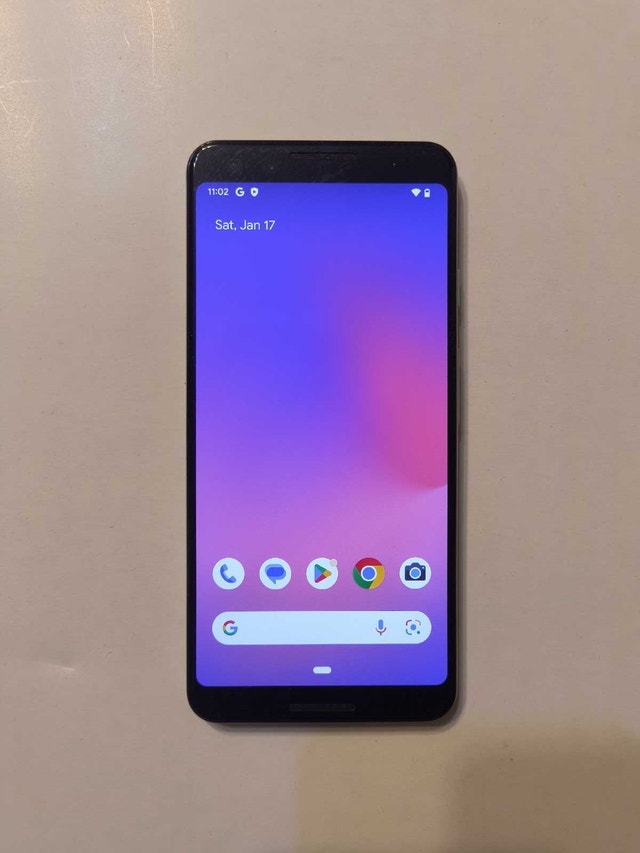 Google Pixel 3 5.5" Fingerprint NFC Unlocked Android 12 Phone