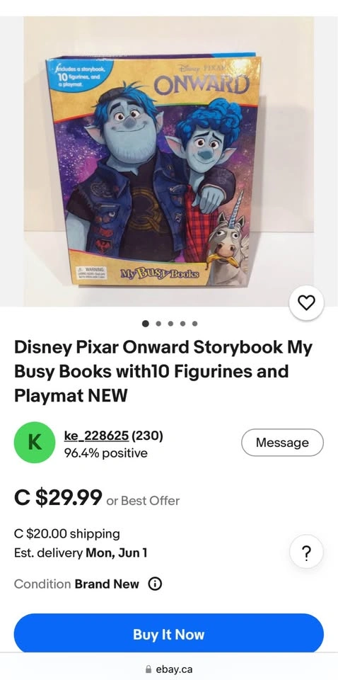 Onward Busy Book + Complete Figurines - photo 5