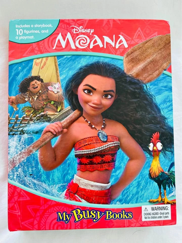 Moana Busy Book + Complete figurines