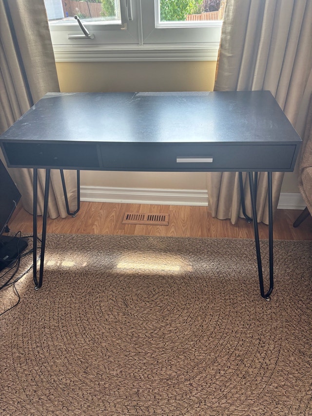 Modern Home Office Desk & Ergonomic Mesh Office Chair