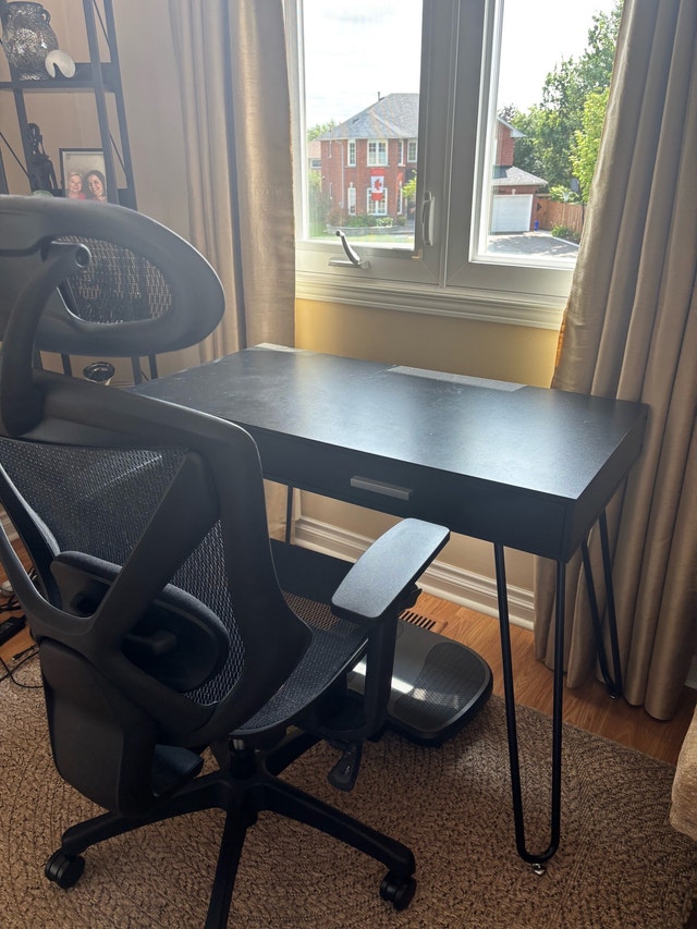 Modern Home Office Desk & Ergonomic Mesh Office Chair - photo 3