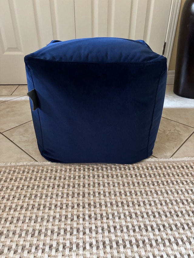 Simons Velvet Cube Poufs / Ottomans