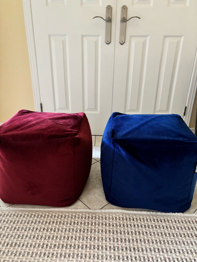 Simons Velvet Cube Poufs / Ottomans - photo 3