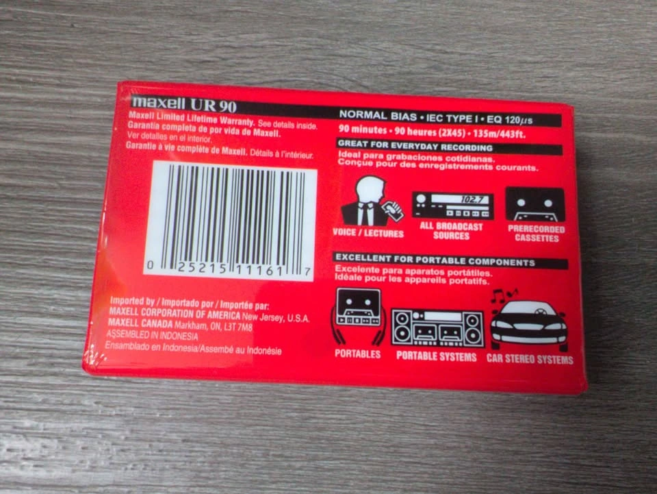 Maxell UR 90 Audio Cassette - photo 3