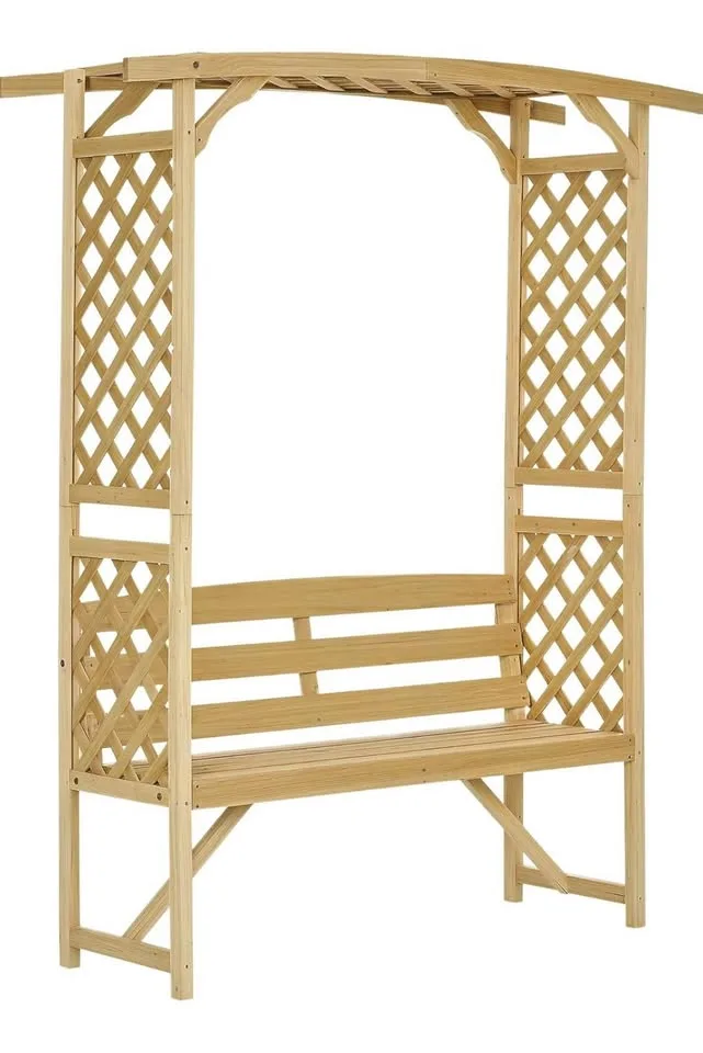 NEW Garden Arch with 2-Person Bench – BS24344 🌿 image indicator(5)