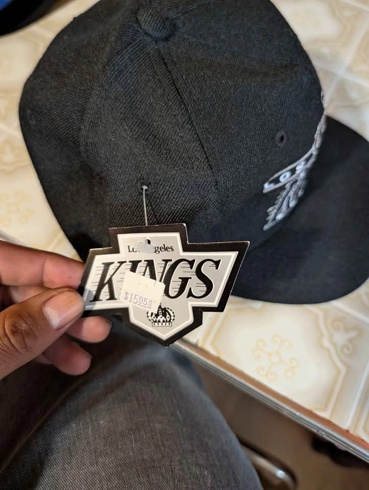 Vintage 90s LA Kings Snapback Hat - Cardinal Cap Deadstock NWT - photo 3