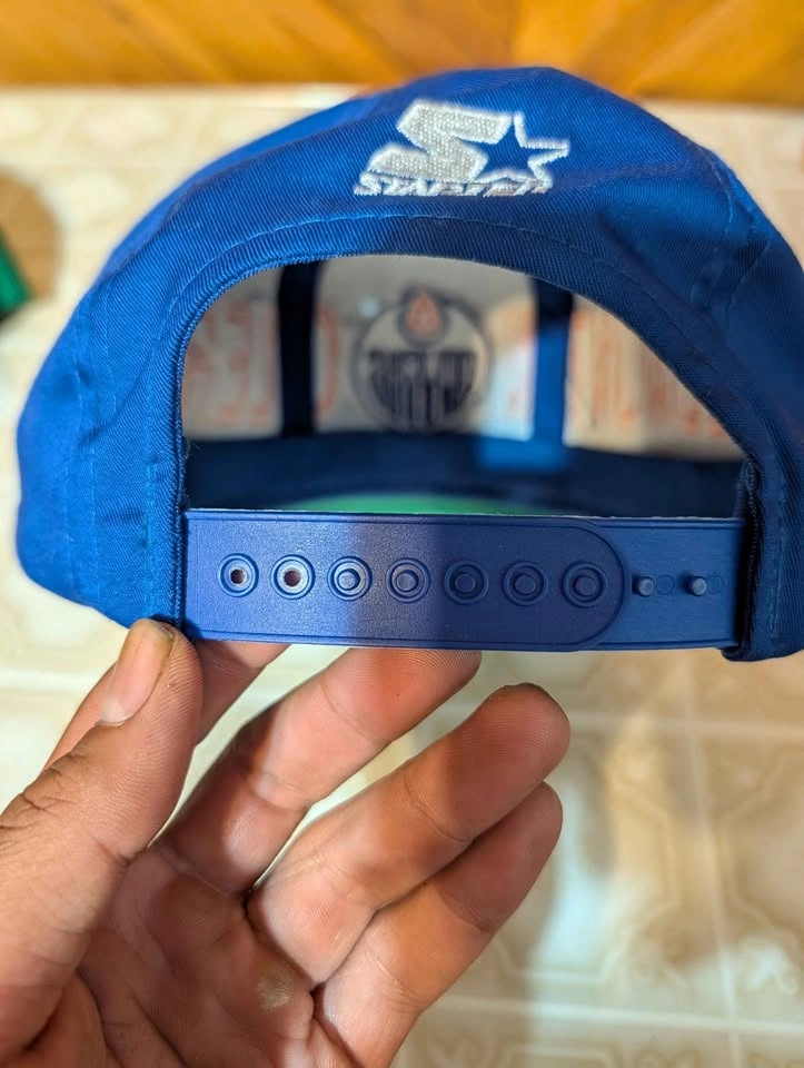 🚨 VINTAGE 90s Edmonton Oilers Starter "The Classic" Snapback - photo 3