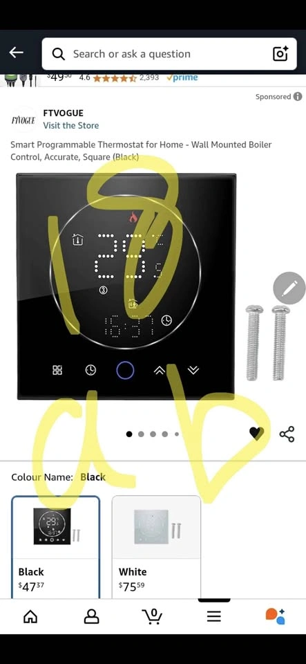 Smart Programmable Thermostat for Home