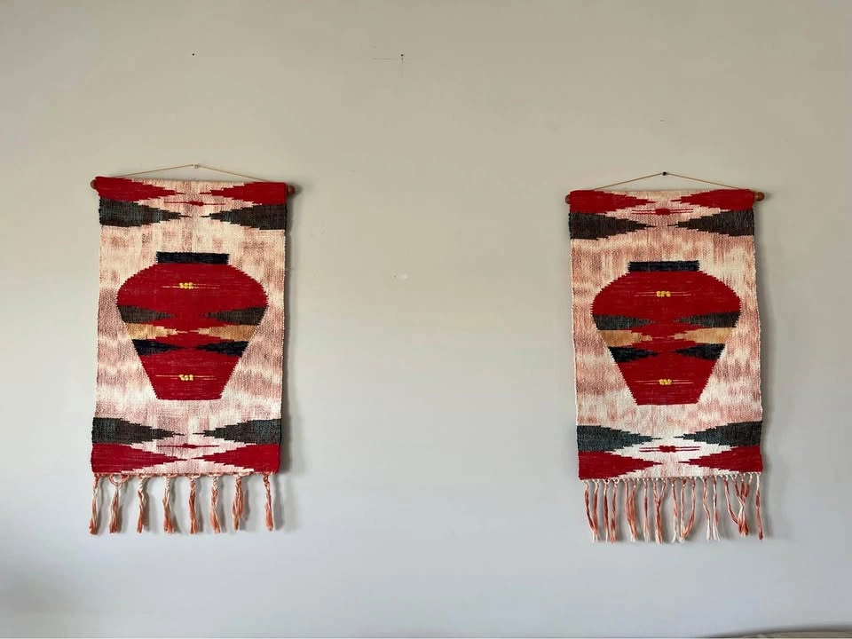 TRADITIONAL WOVEN HANGING ART WALL DECOR