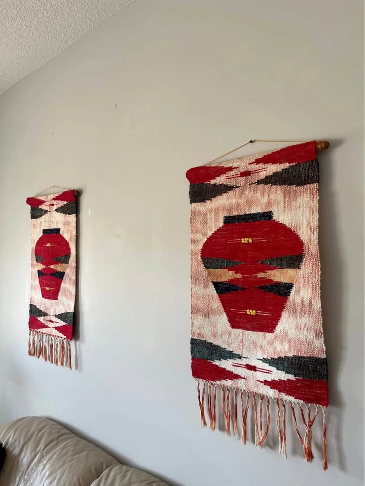 TRADITIONAL WOVEN HANGING ART WALL DECOR - photo 2