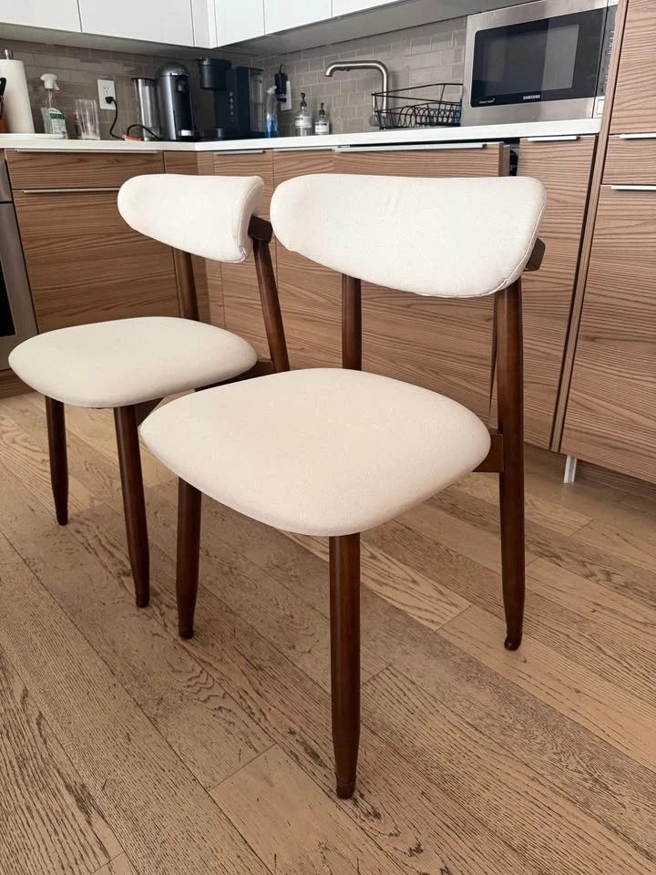 BRAND NEW Mid Century Modern Kitchen Chairs (8) - photo 3