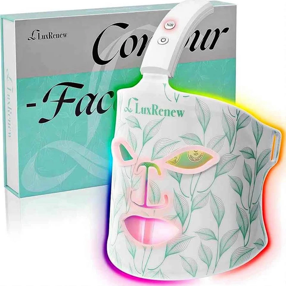 NEW LuxRenew LED Red Light Therapy Face Mask
