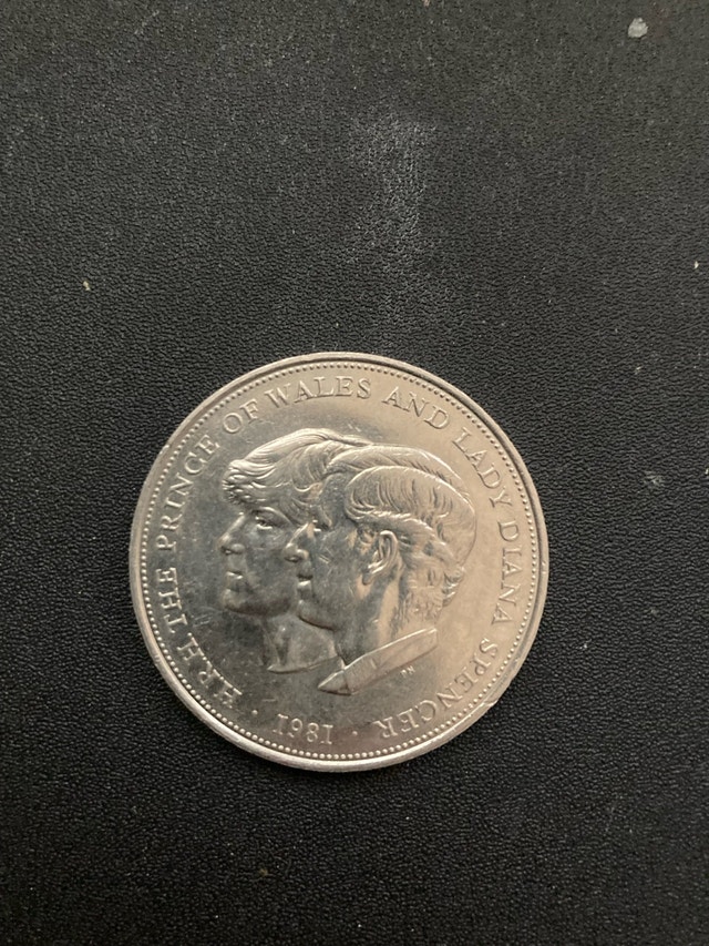 1981 Prince of Wales and Lady Diana Coin