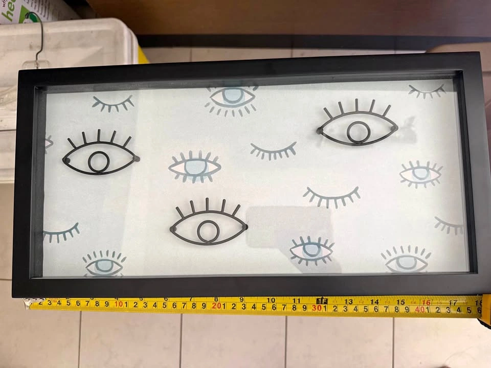 Eye Pattern Shadow Box Wall Art
