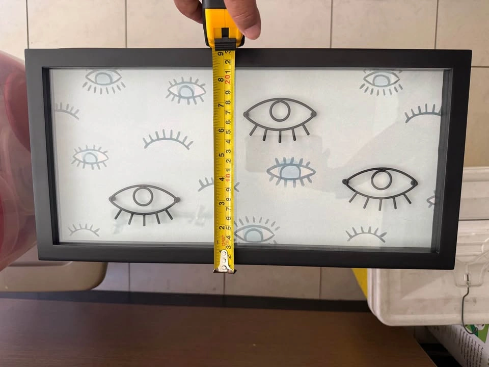 Eye Pattern Shadow Box Wall Art - photo 2