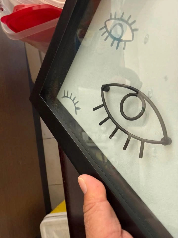 Eye Pattern Shadow Box Wall Art - photo 4