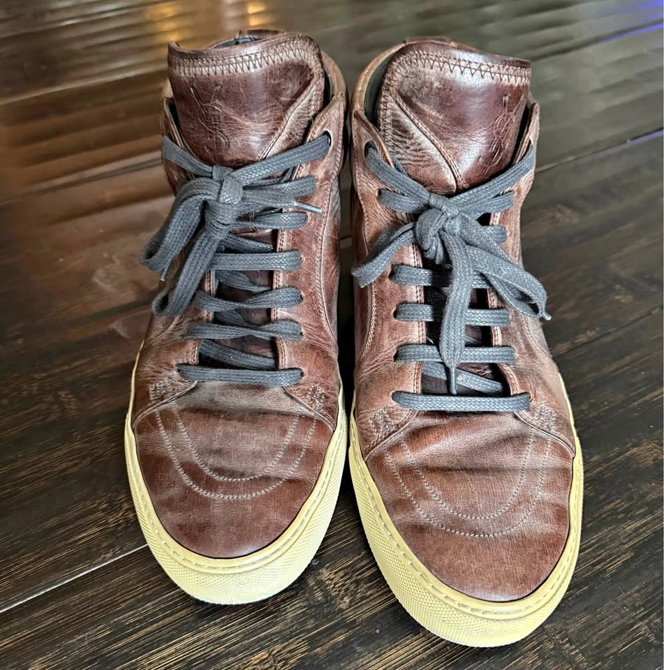 Rare VTG YSL Malibu High Top Sneakers (F/W 2010) SIZE: EU 43
