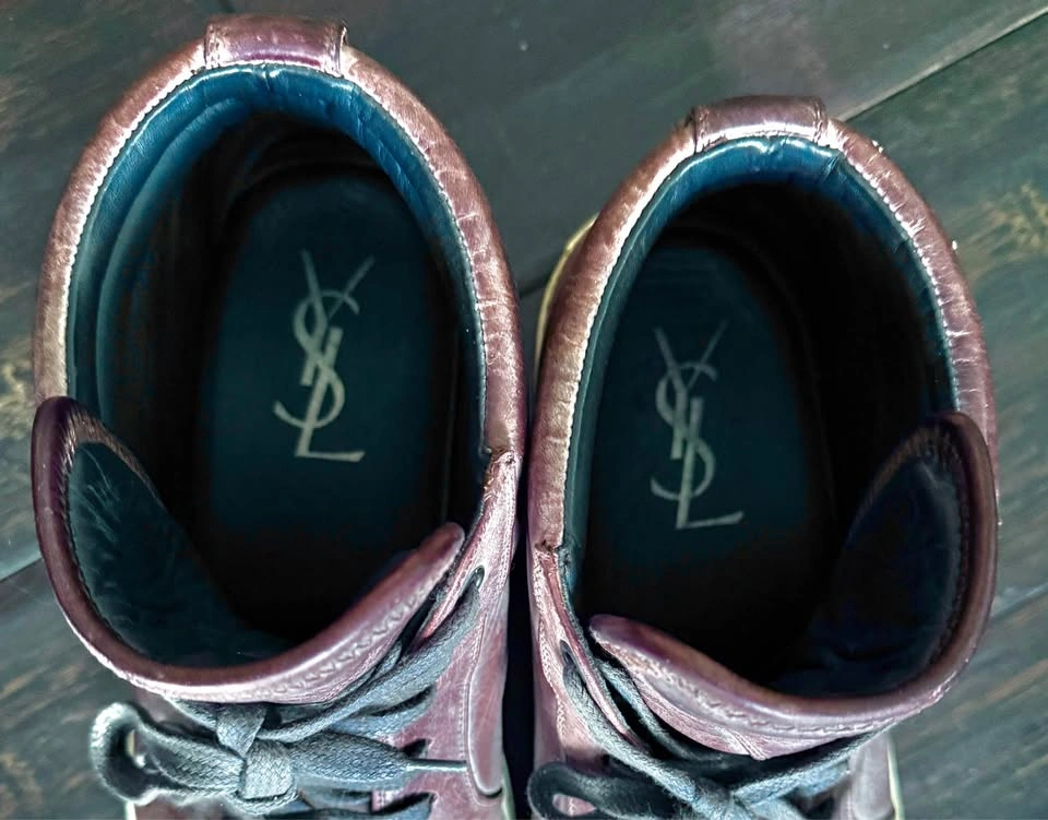 Rare VTG YSL Malibu High Top Sneakers (F/W 2010) SIZE: EU 43 - photo 3