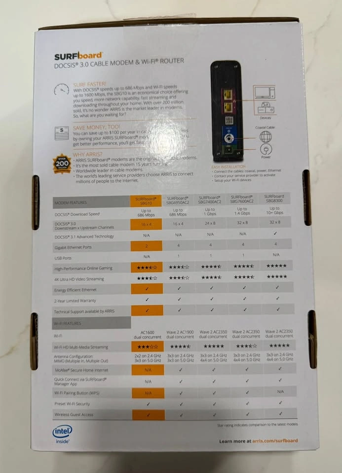 Arris SBG10 Modem/Router - photo 3