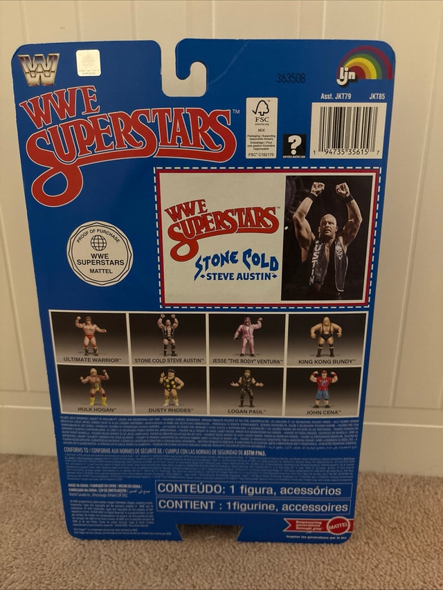 WWE Stone Cold Steve Austin LJN Figure - photo 2